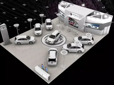 Exhibition - Area - 15X20-3DMAX2009-01 3D model