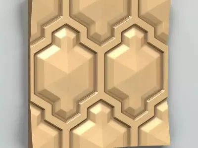 Wall panel 017 3D model