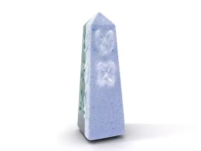 Green Marble Obelisk model pack Low-poly 3D model