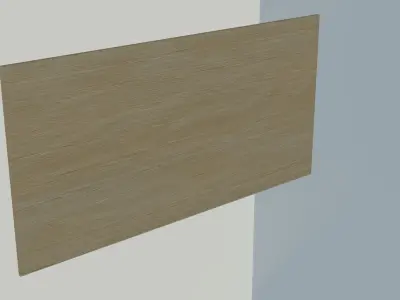 Painting fire in wooden frame Free low-poly 3D model