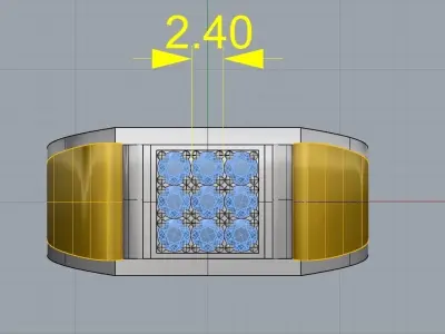 man ring 3D print model