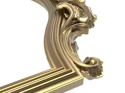 Carved Picture Frame 3D model