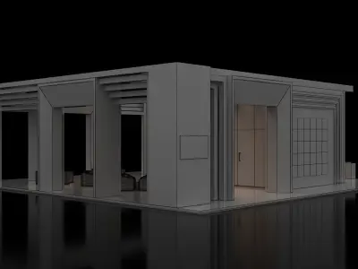 3D MODEL EXHIBITION STAND 3D model purchase