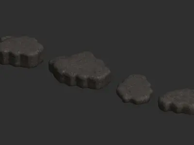 Cave Platform 2 - Base Free low-poly 3D model