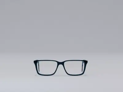 Glasses frame 3D print model