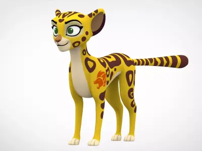 Fuli Cheetah 3D model