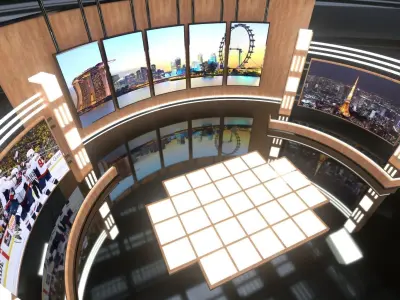 Virtual Studio Light 3D model