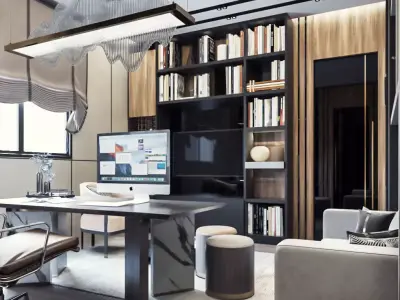 Luxury Office 3D model 3D model