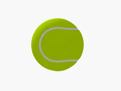 Tennis Ball 3D Model 3D model