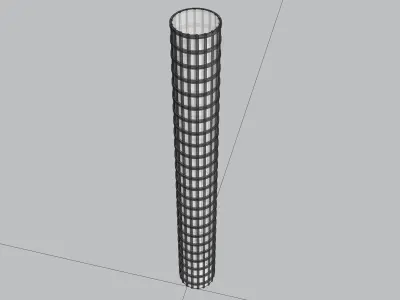 Bagnoli Industrial Tower 3D model