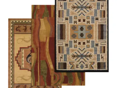 Rug Set 839 3D model