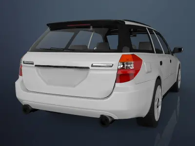 Sedan car 3D model