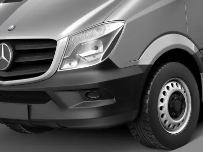 Mercedes-Benz Sprinter Passenger Van 2014 3D model