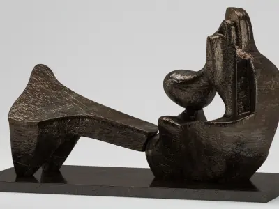 Sculpture Two Piece Reclining Figure 3D model