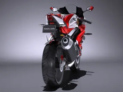 Generic Sport Bike 2017 3D model