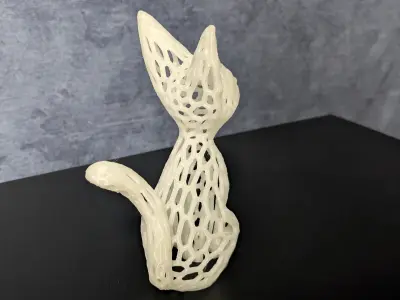 Cat Voronoi  3D print model