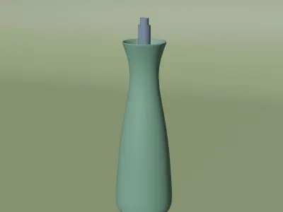 OIL BOTTLE Low-poly 3D model