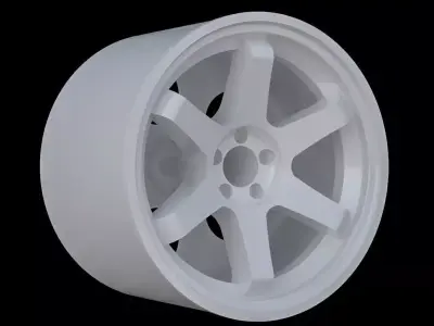 Volk Rays TE37SL 164 RIMS FOR HOTWHEELS 3D print model 3D print model