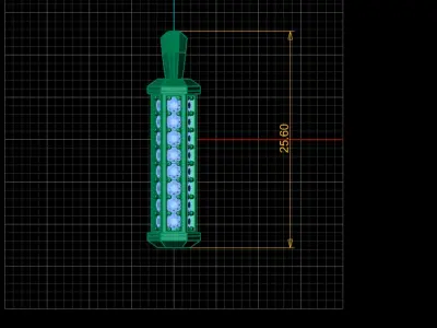 PAVE DESIGN DIAMOND PENDANT 3D PRINTABLE MODEL  3D print model