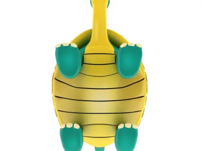 Tortoise toon 3d model 3 3D model