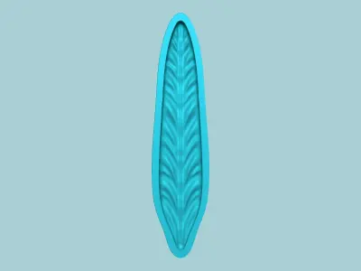 Fern Leaf Mould 06 - Artificial EVA Molding 3D print model