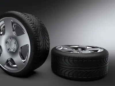 Audi A8 Rims 3D model