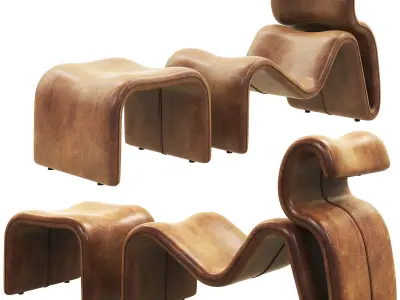 MBEKSECLRAA chair premium 3d model Low-poly 3D model
