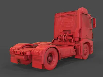 Mercedes Benz Antos 3D print model