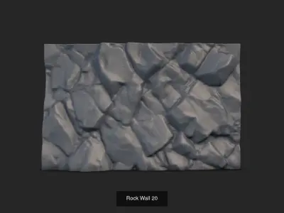 Collection 1- Stone Walls - 4 Models