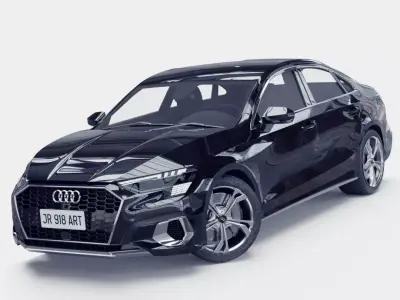 Audi  A3 2021 sedan 3D model