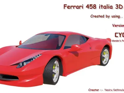 Ferrari 458 Italia 3D model 3D model