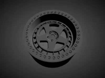 HOONITRUCK scalable and printable rims 3D print model