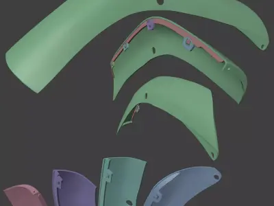 Toyota front bumper  3D print model