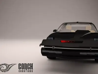 Knight Rider Car 3D model