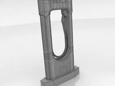 Tesla Supercharger Low-poly 3D model