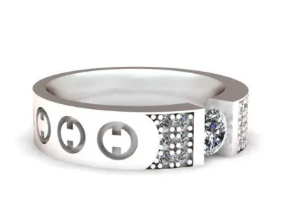 Men s Ring 3D print model