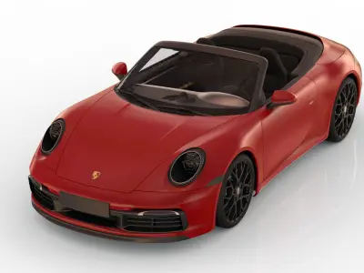 Porsche 911 GT3 992 3D Model 3D model