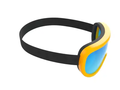 Ski Goggles 3D model