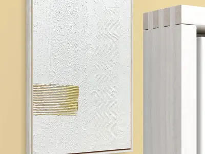 Plaster Two Frame D-11 Low-poly 3D model
