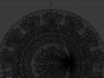 Classic decor ornament v-3D model17 3D model