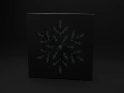 Snowflake 3D model