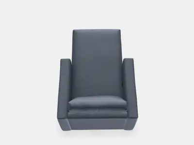 VIMLE Lounge chair 4 Low-poly 3D model