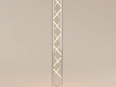 Decorative Edison Tube Bulb 300mm LED E24 3D model