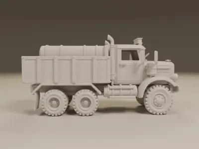 combat truck 3D print model