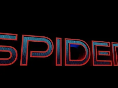 Spider man no way home - 3D Title - FREE   Free 3D model