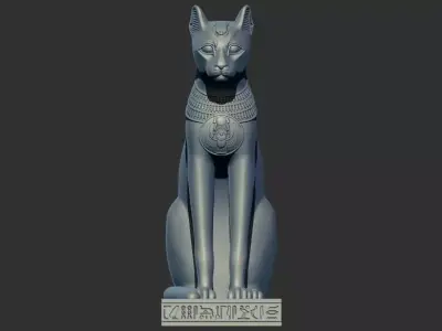  Egyptian Cat Goddess Bastet stl 3d printable model  3D print model