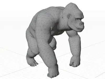 Gorilla - King Kong - 3D Model Low-poly 3D model