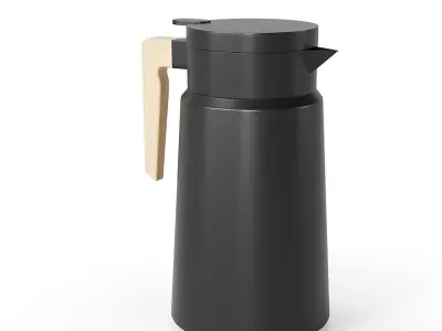 House Doctor Cole Thermos Black 3D model