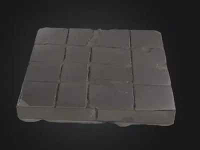 Midnight Slate Floor Tiles Texture