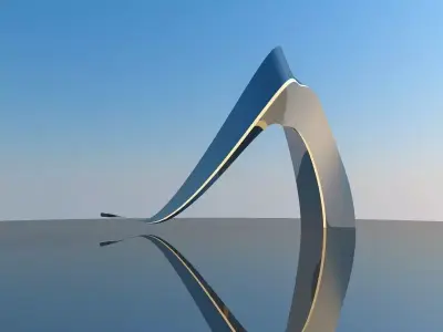 Concept sculpture 3D model